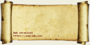 Una Joksimović vizit kartica